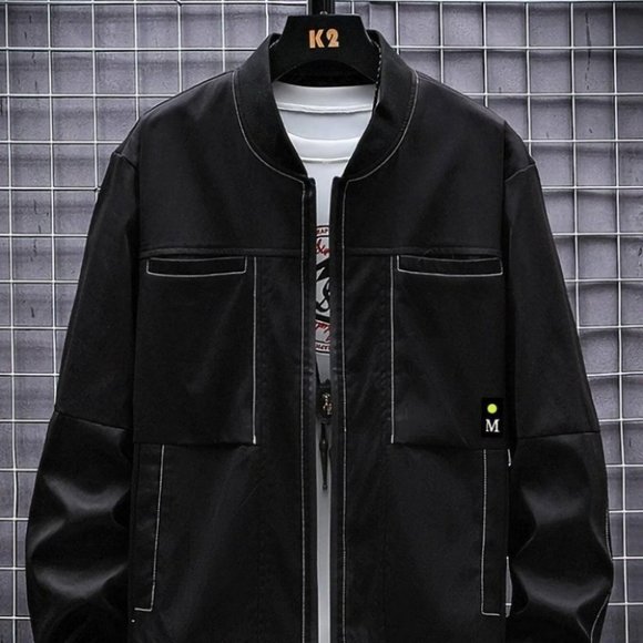 . Other - Black Mens Bomber Jacket